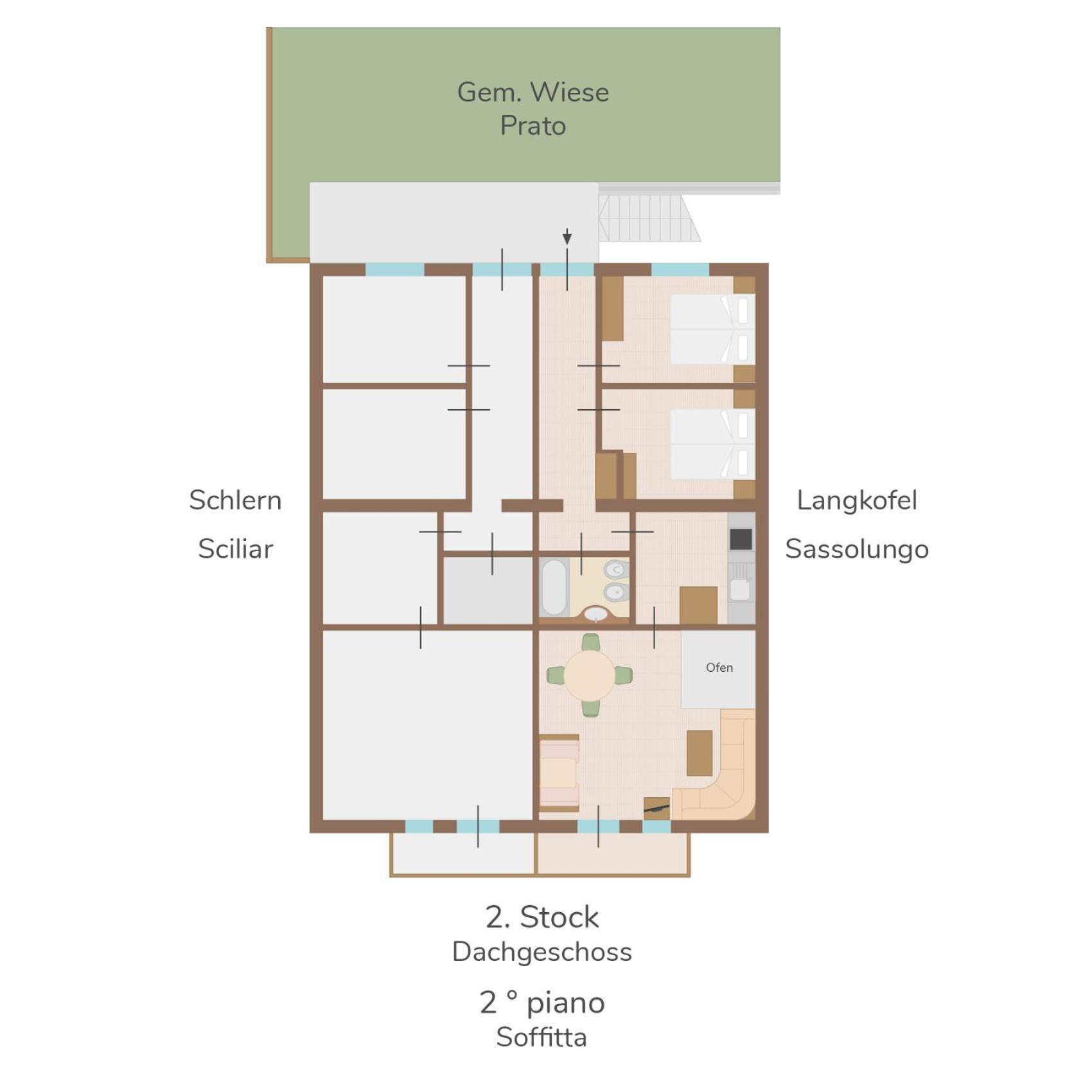 Funtnatsch Apartment Langkofel 라이온 외부 사진